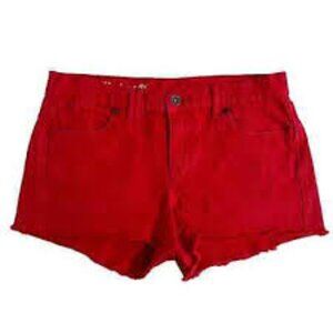 Madewell Red Shorts